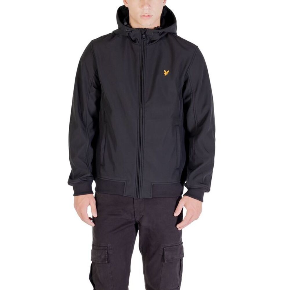 Lyle & Scott Black Polyester Men's Parka